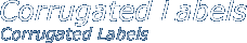 Corrugated Labels